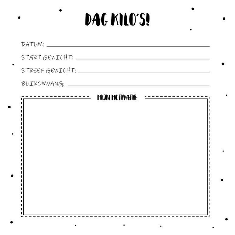 Libro de relleno SilliBeads - Mi diario de adelgazamiento - Tapa dura Wire-o (GAMA NEGRO/BLANCO)