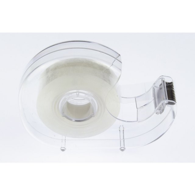 Portacinta adhesiva Núcleo canguro 25mm transparente con cinta adhesiva 19mmx33m