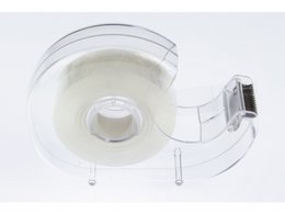 Plakbandhouder Kangaro kern 25mm transparant met plakband 19mmx33m