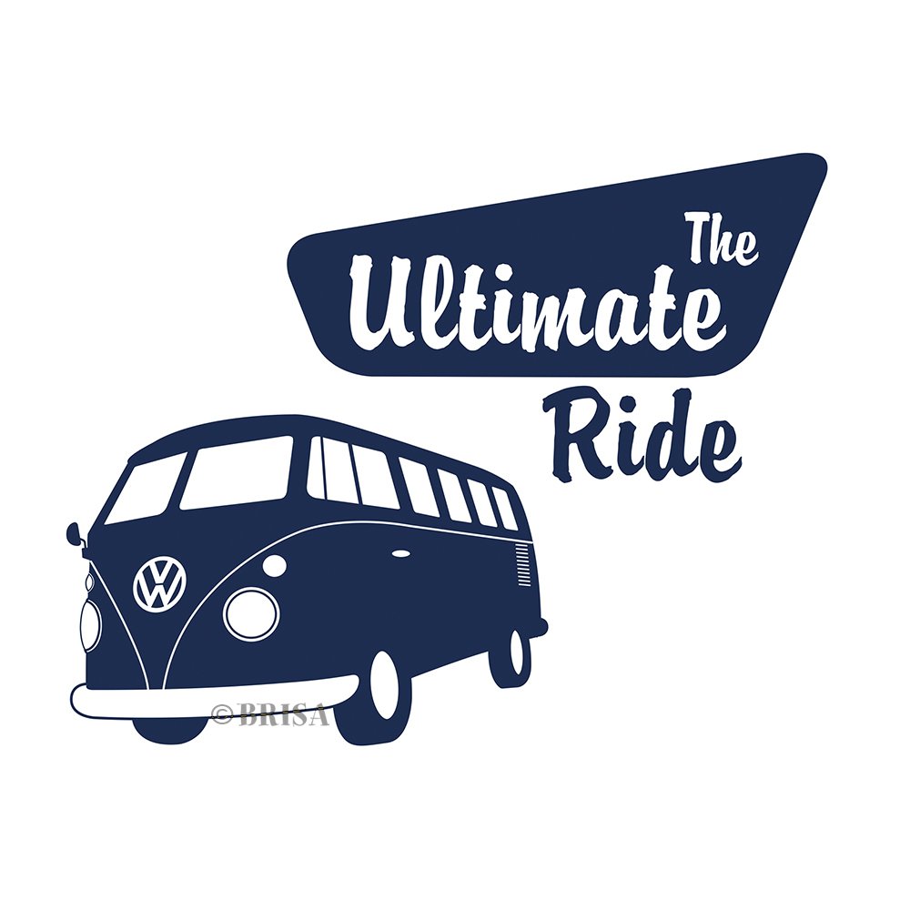 Serwetki drukowane Volkswagen VW T1 Bus - Ultimate Ride/białe