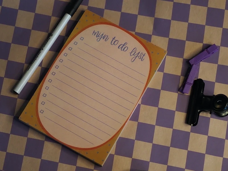 Notebook - My to do listen