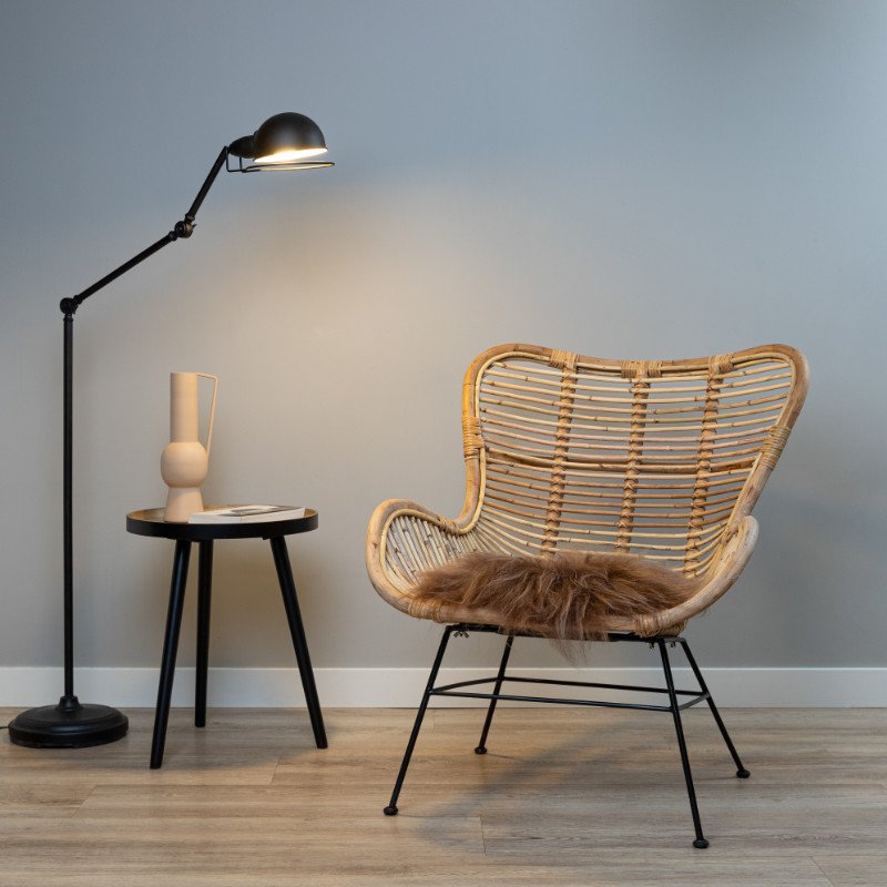 Cojín para silla de piel de oveja WOOOL - Marrón islandés