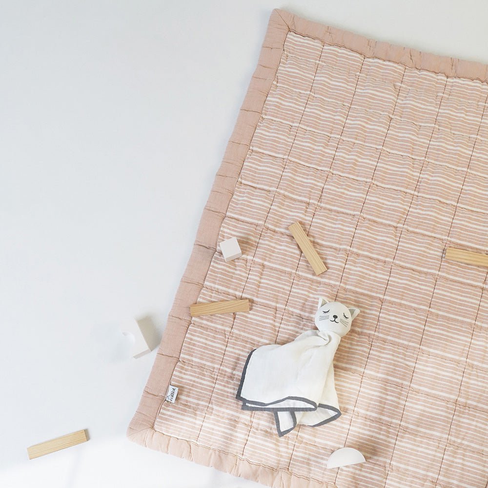 ANNA TERRACOTTA LAVE omkeerbare babyrustdeken