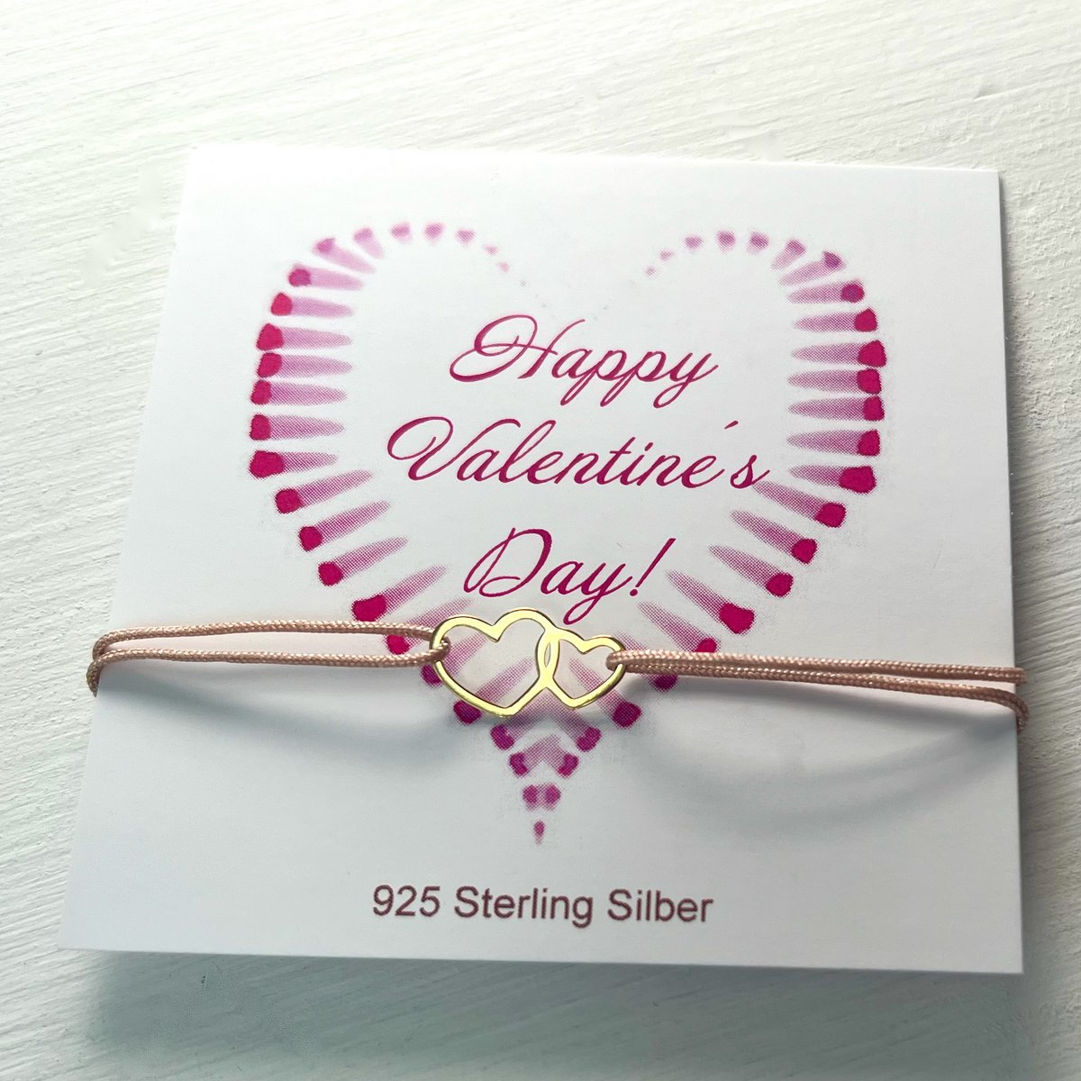 Pulsera 2 corazones plata 925