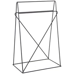 ZWART METALEN TAFELSTEUN 49X30,5X74CM LL80015
