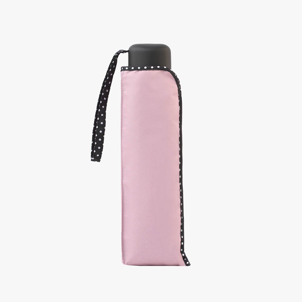 Flacher manueller Taschenschirm "Spirit" | Licht | Mit Aussteller | C-Sammlung