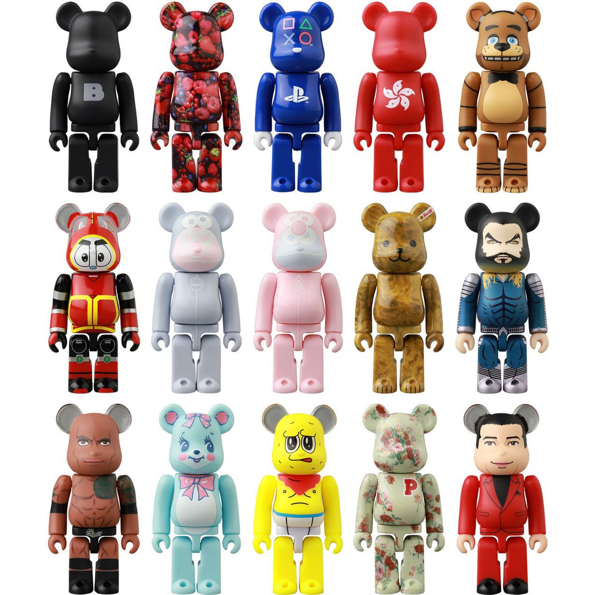 100% Bearbrick Blindbox série 48 par Medicom Toys