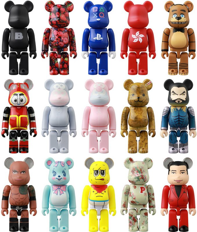 100% Bearbrick Blindbox serie 48 fra Medicom Toys