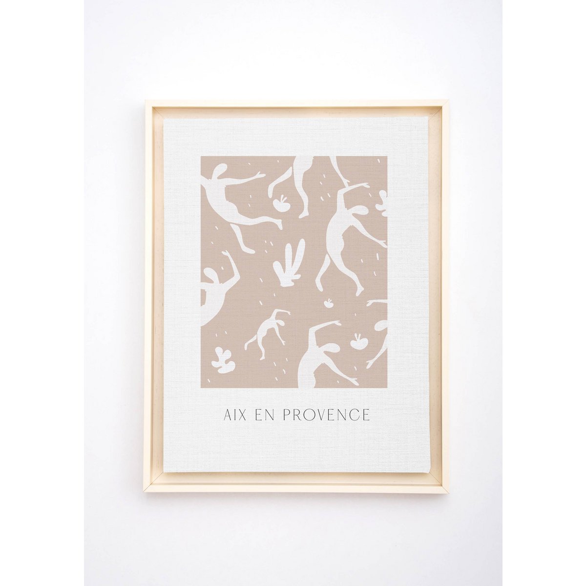 Schweberahmen 60x40 natur (Tanz)