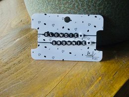 Braccialetti Blondie & Brownie Bianco e nero 2 pezzi