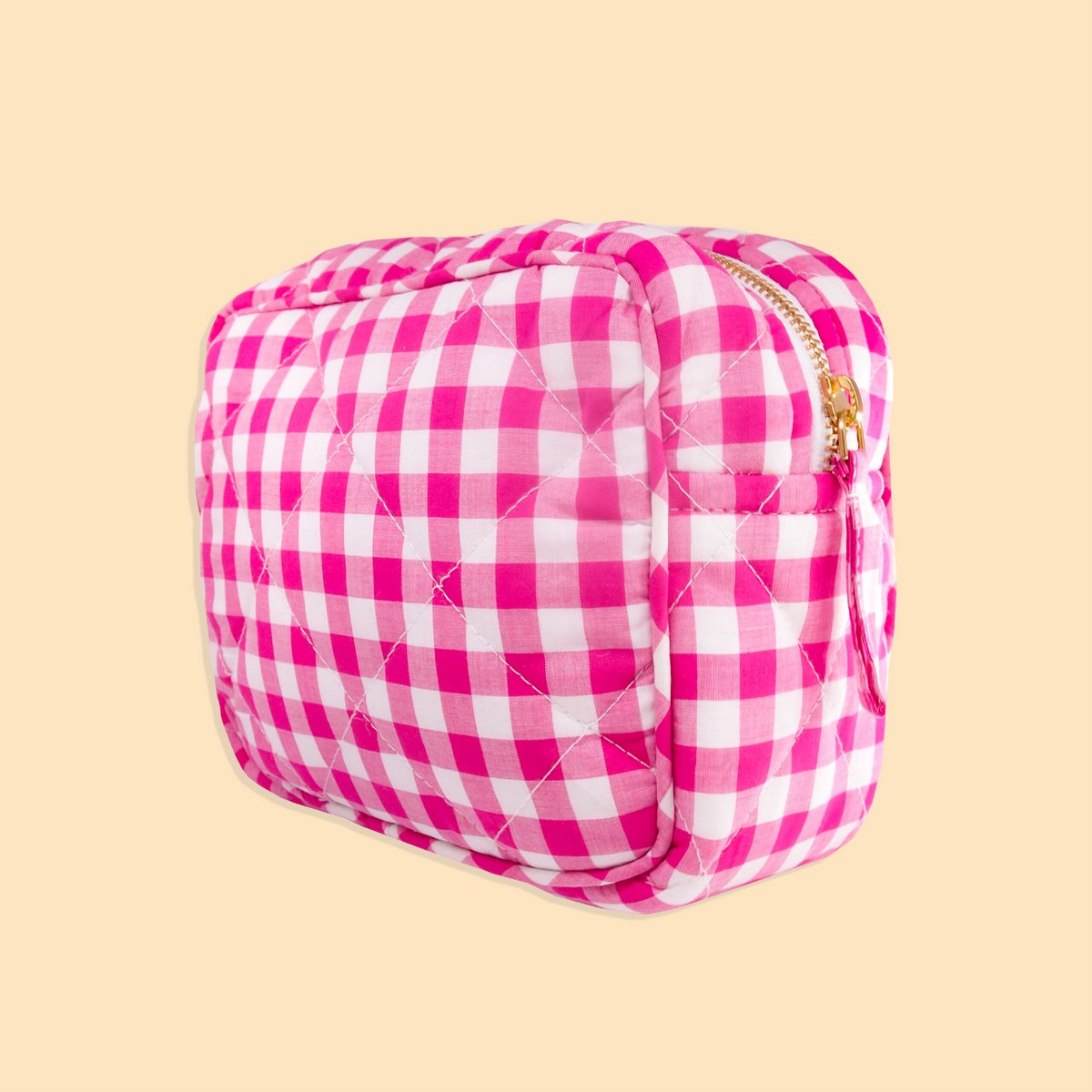 Toiletry bag - Devoted pink - Cotton