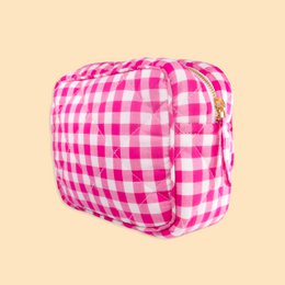 Toiletry bag - Devoted pink - Cotton
