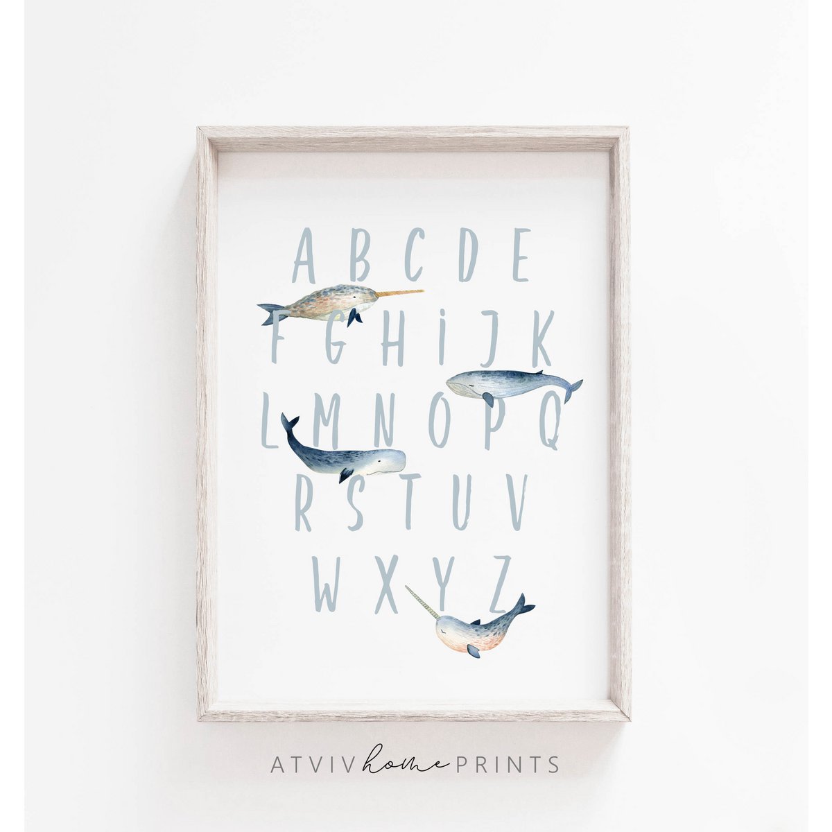 Ocean alphabet poster, nautical alphabet poster, kids alphabet poster, surf poster, surf decor, surf poster, ocean poster, nautical nursery print, surf print, nautical print, waves print, nursery wall art, nursery print, boys room, beach poster