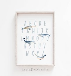 Ocean alphabet poster, nautical alphabet poster, kids alphabet poster, surf poster, surf decor, surf poster, ocean poster, nautical nursery print, surf print, nautical print, waves print, nursery wall art, nursery print, boys room, beach poster