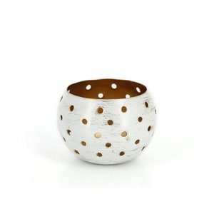 Windlicht DOTS, Eisenblech