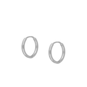 Mini Silver Hoops