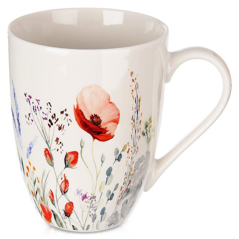Taza de porcelana amapola 360 ml