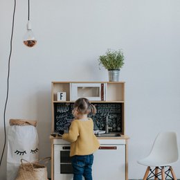 Lamina per lavagna e pannello posteriore per la cucina per bambini IKEA