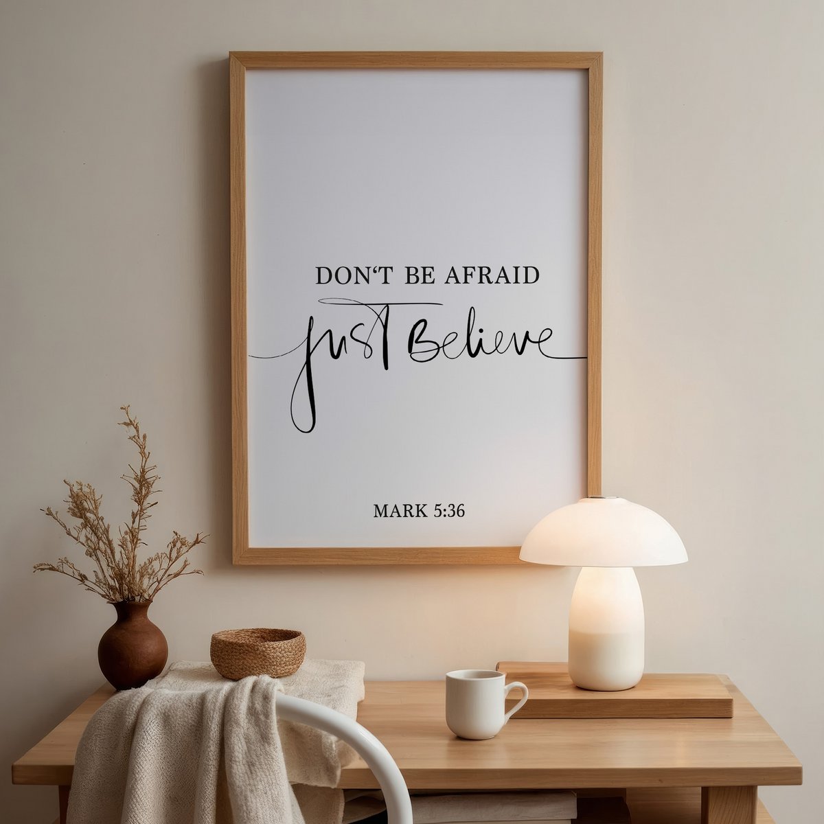 Poster: Don't be afraid - just believe