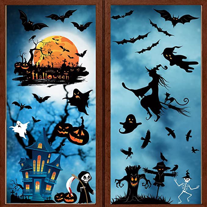 Halloween decoration for children Realistic 3D Wall Stickers and in colors