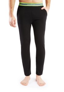 Bambus-Loungehose Schwarz