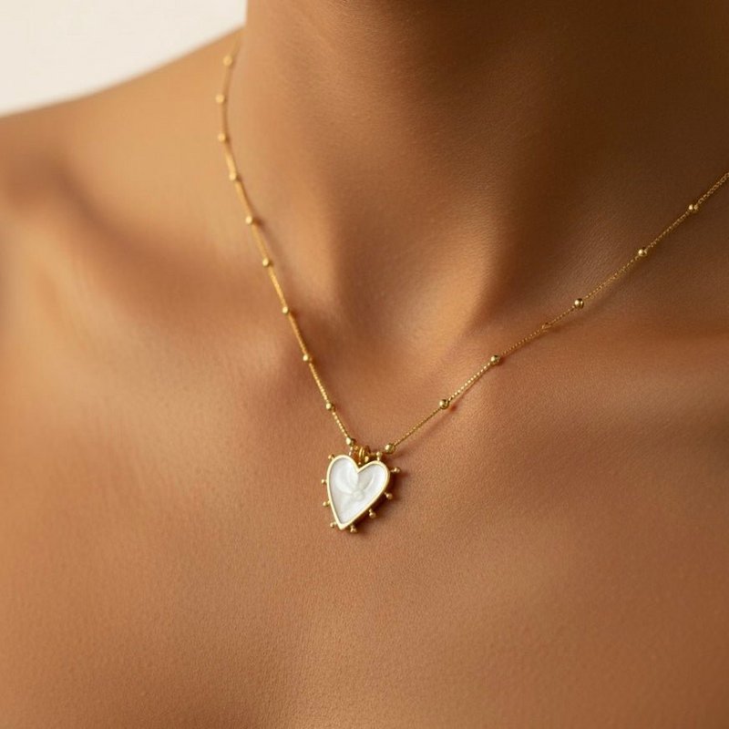 GIOIOSA – Gold Plated Heart Necklace
