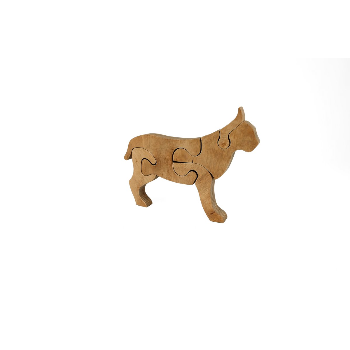 Drewniane puzzle Ryś