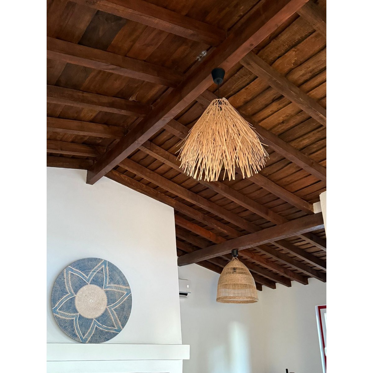 Rusty Rattan Lampenschirm Natural