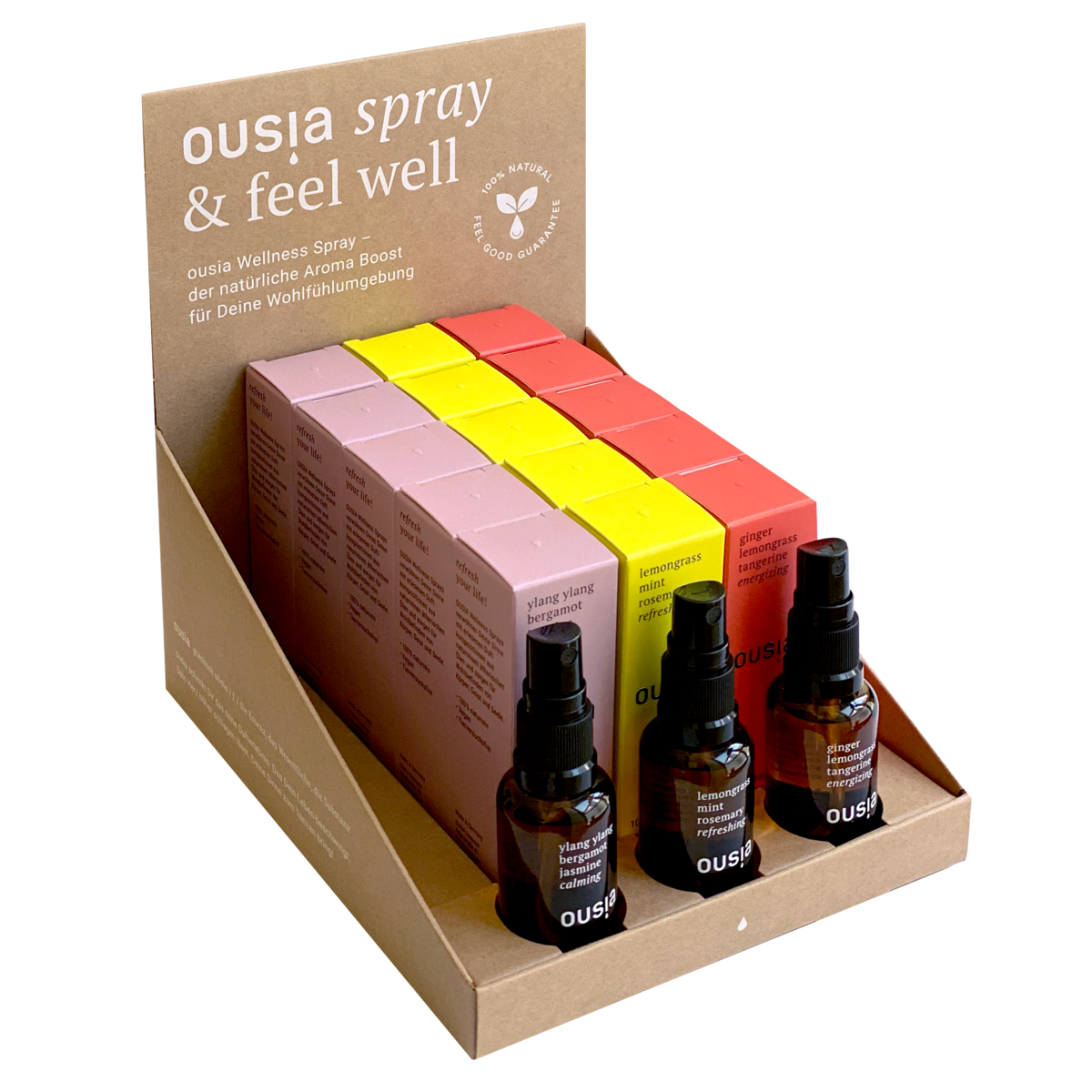 Display Wellnesssprays 18x30ml