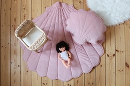 "Soft Pink" Velvet Shell Pude