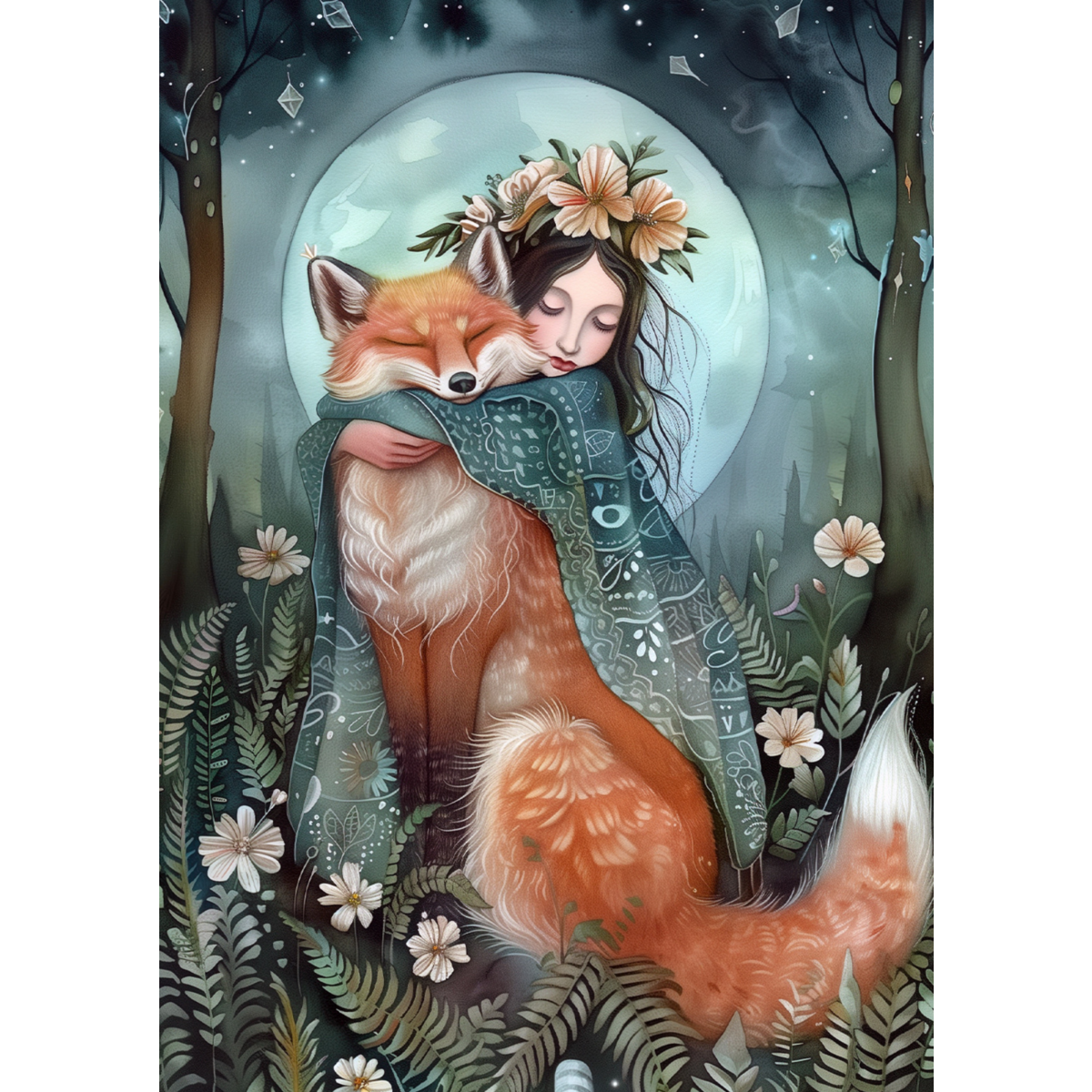 Hugging Animals: Vos | Map Fripperies