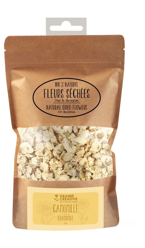 PAK 10 GR TØRRE BLOMSTER DEKO KAMOMILE