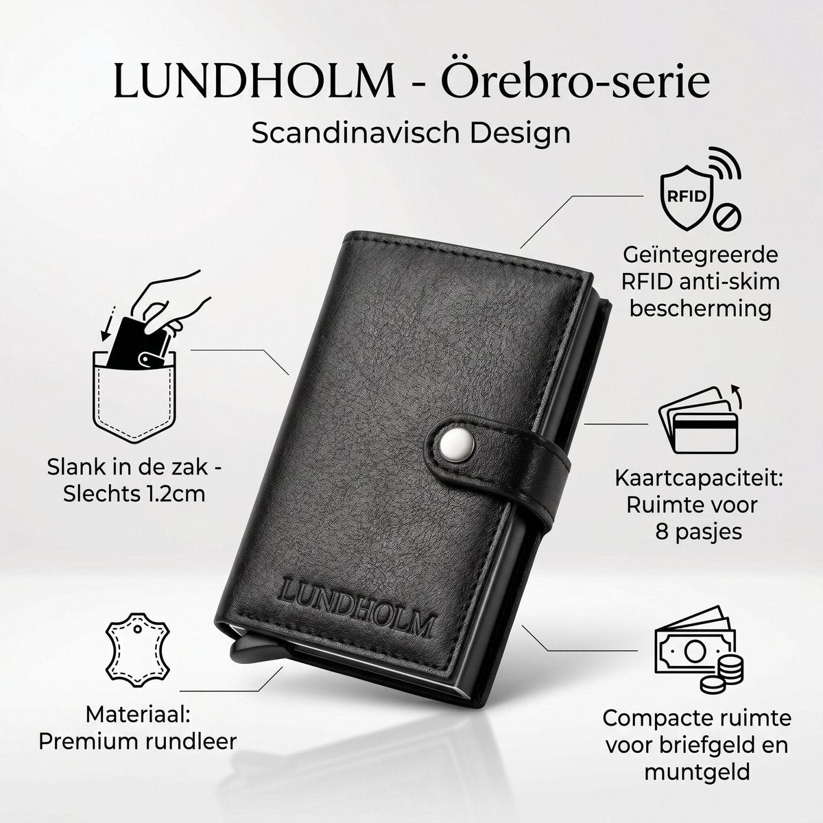 Örebro - Set de regalo Hombres - Negro