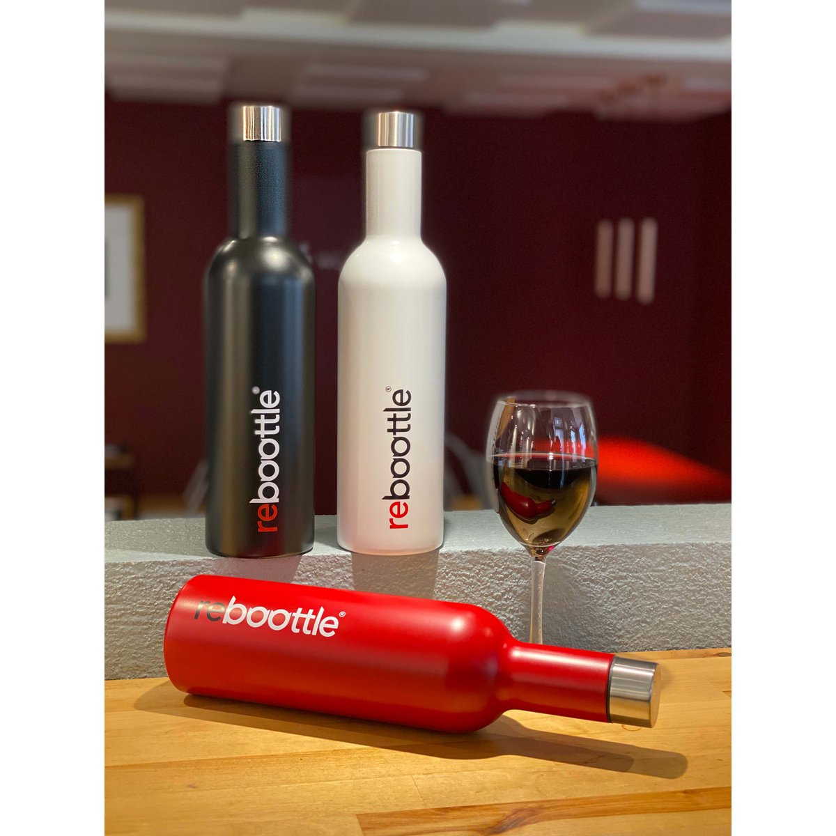 Flasche · 750ml THERMO NEGRO – Nachhaltige Trinkflasche