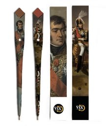 # Product Description
Personalized decorative pens with classical portrait artwork, vintage designs, historical figures, elegant artistic patterns.