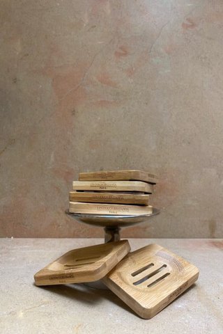 Bamboo rectangular soap dish Les Douceurs d'Anita