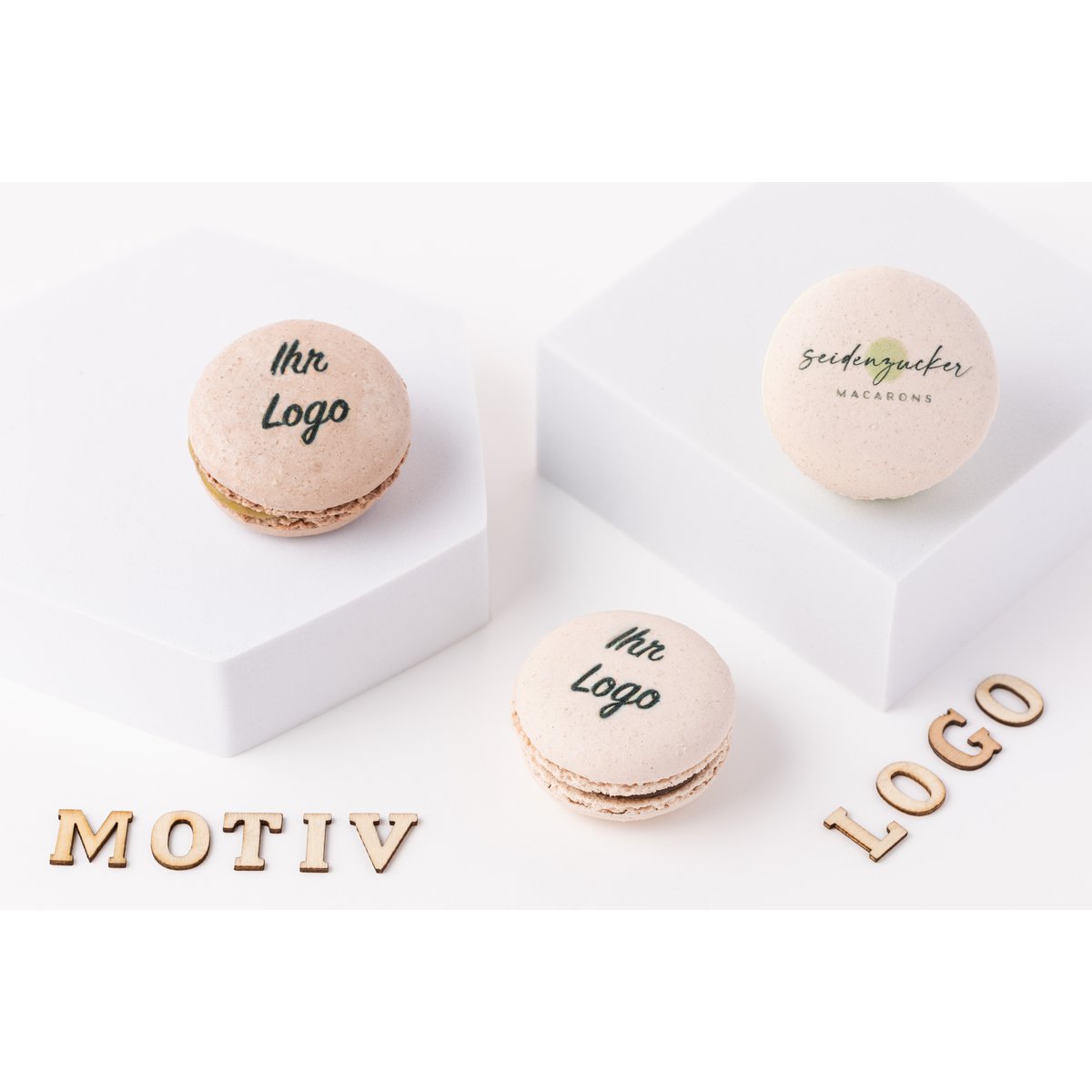 Individuele bedrukte Macarons