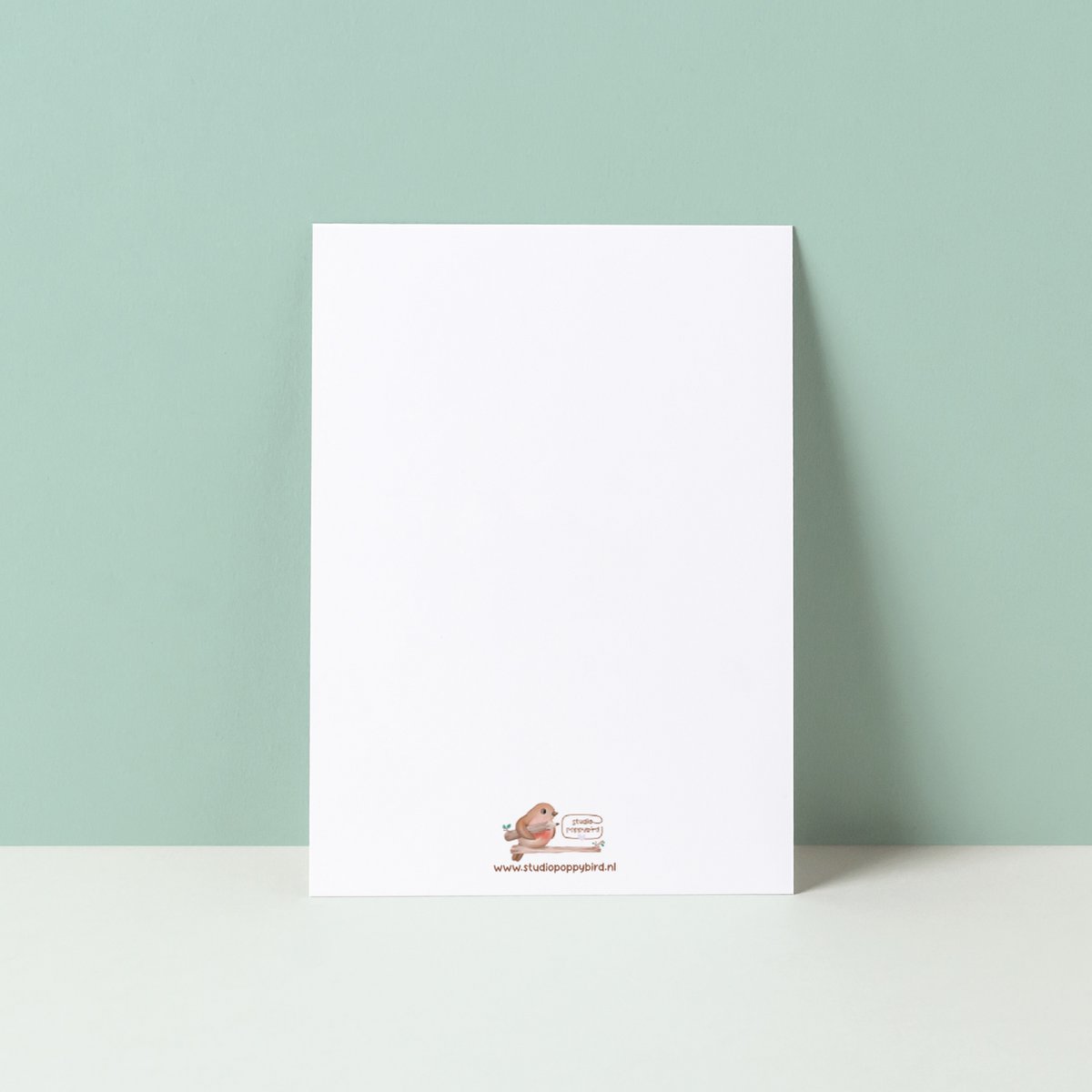 Postcard Field of forget-me-notes