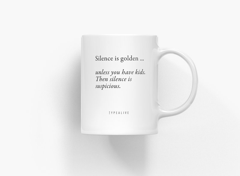 Tasse aus Keramik / "The Mug" Silence