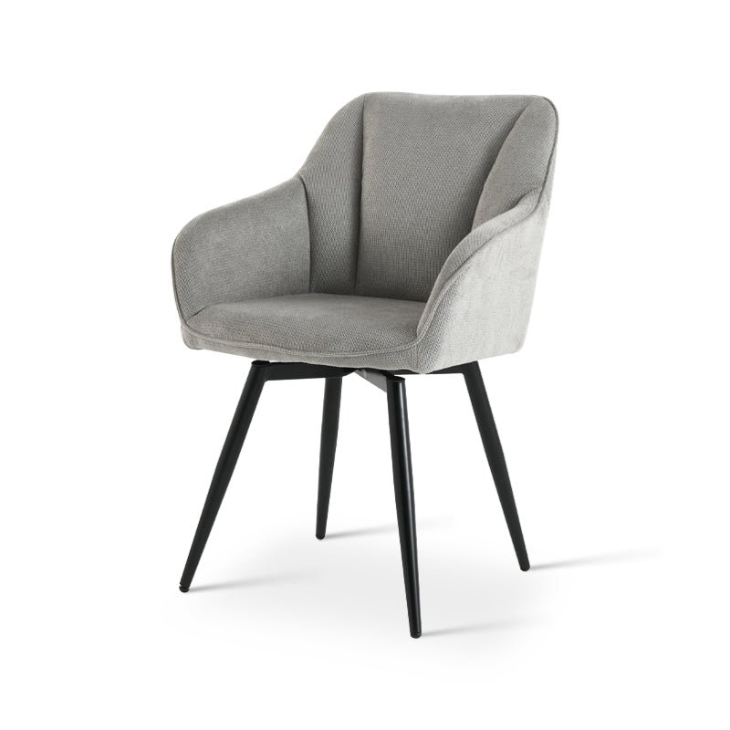 Sienna fauteuil [set van 2] [linnenstof] [360 graden draaibare voet]