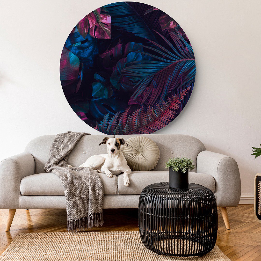Blue Purple Leaves