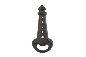 Beer opener Lichthouse brown cast iron 12x2x12cm