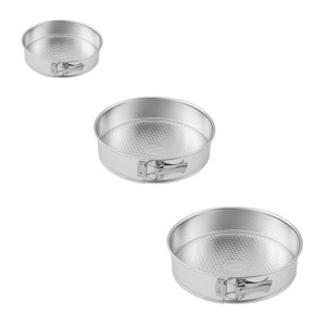 Set van 3 springvormen springvorm 18,5 cm + 26 cm + 28 cm Zenker Silver