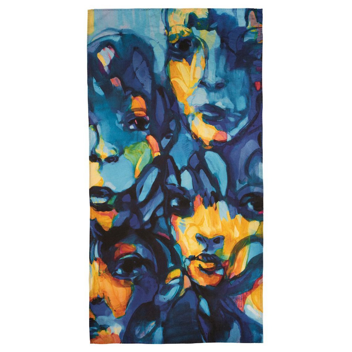 Linen beach towel View Blue - Vilmantas Marcinkevičius