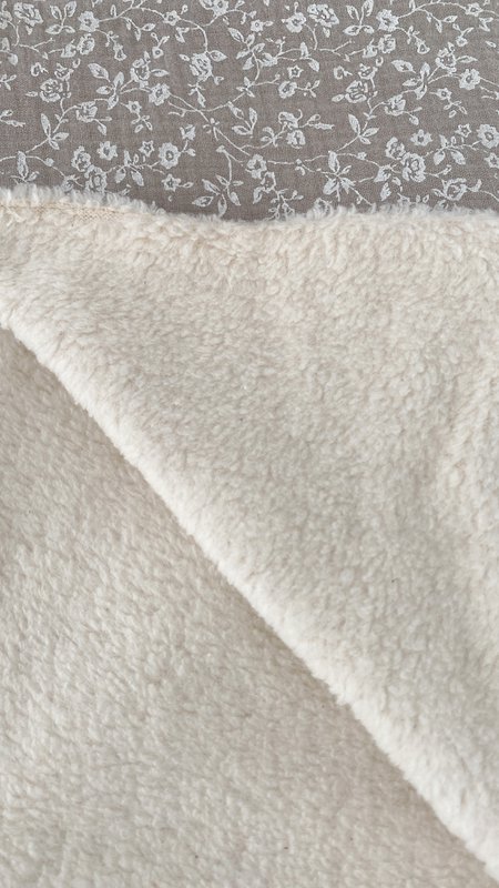 Baby Organic Plush Blanket Beige