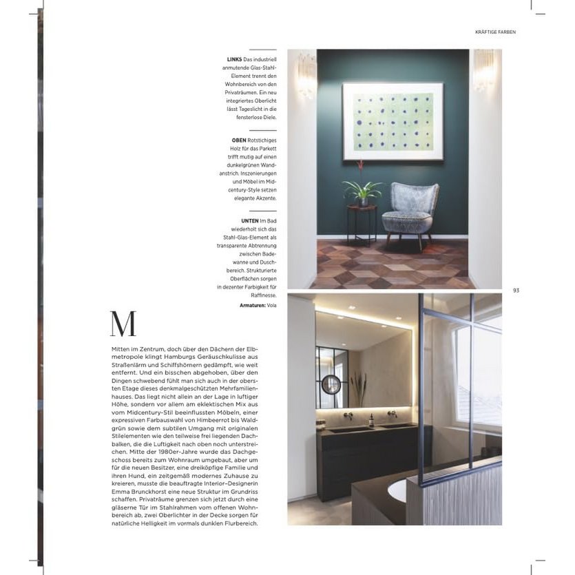 Stylish living with colour