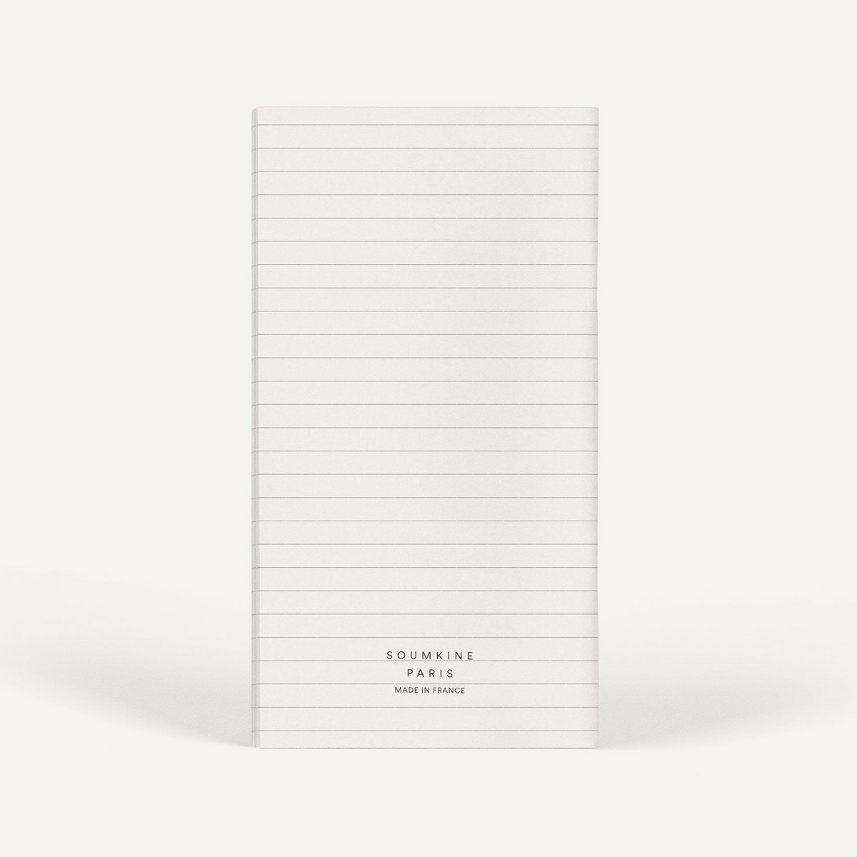 Zero-Waste Notebook RULED — Salt Color