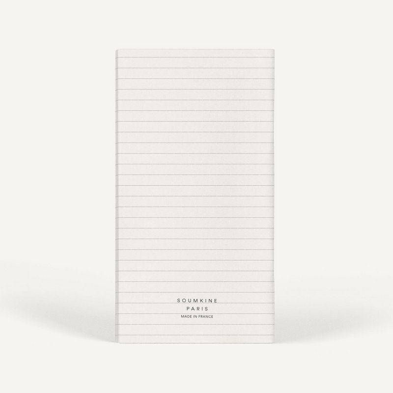 Zero-Waste Notebook RULED — Salt Color