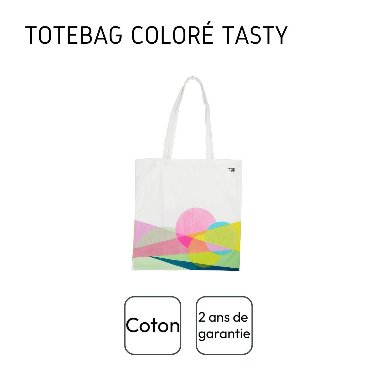 Tasty Green cotton totebag shopping bag