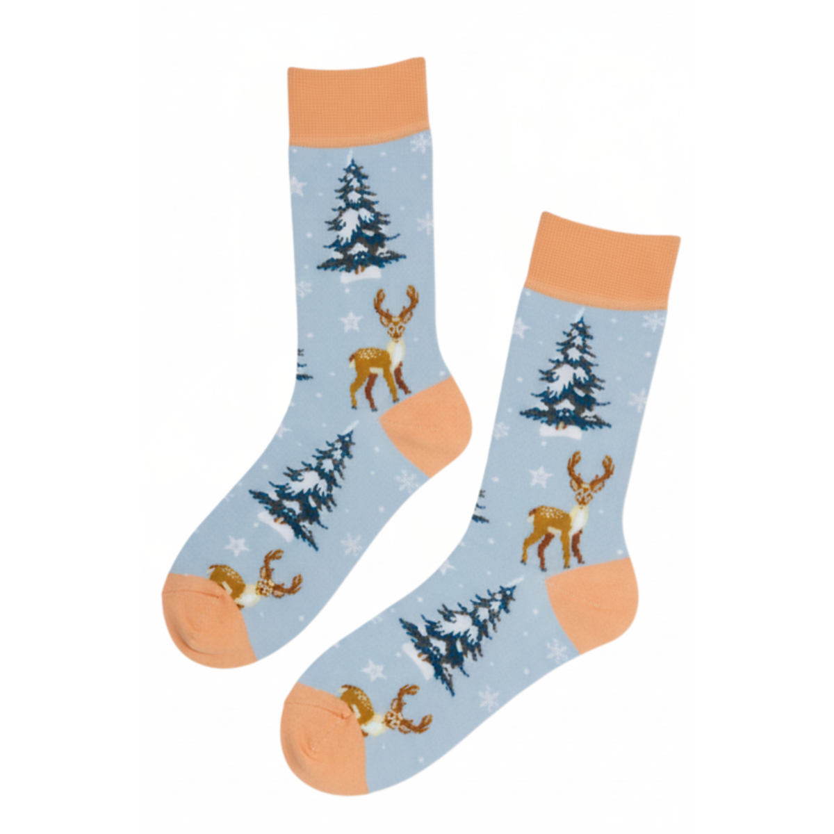 Calcetines navideños BAMBI celeste